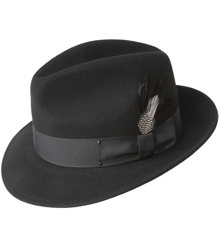 【☆Bailey of Hollywood】ハット Amazon.com: Bailey of Hollywood Wynn Litefelt® Fedora - Black/S